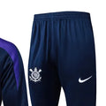 2425 Corinthians Royal blue Long-sleeved half-pull training kit Football team kit