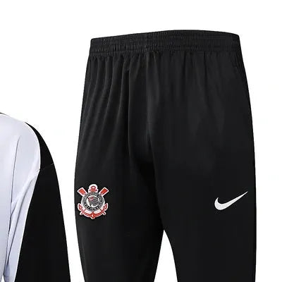 202526 Corinthians White Jacket Training Suit Set Football Team Shirt Sports Fashion
