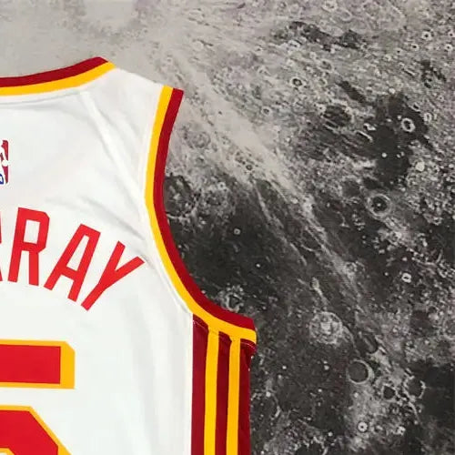 NBA Altanta Hawks Round Neck White Jersey MURRAY#5 S-XXL