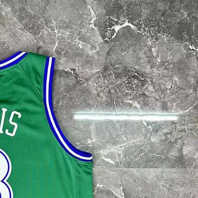 NBA Dallas Mavericks Round Neck Green Jersey DAVIS#3 S-XXL