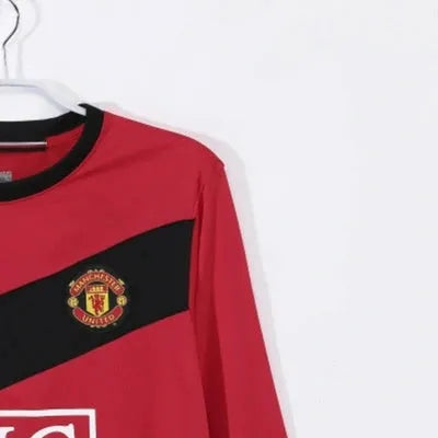 Retro Manchester United 0910 Home Long Sleeve jersey Fan Version