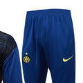 202425 Inter Milan Royal blue Jacket Training Suit Set Football Team Shirt Sports Fashion