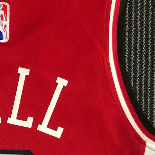 NBA Chicago Bulls Round Neck Red 75th anniversaryJersey BALL#2 S-XXL