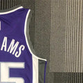 NBA Scaramento Kings V-Neck Purple 75th Anniversary jersey WILLIAMS#55 S-XXL