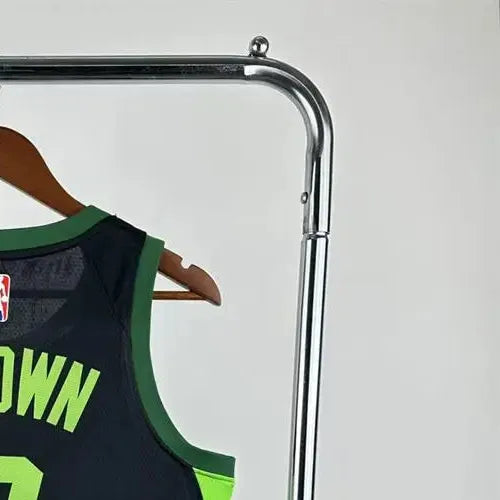NBA Boston Celtics 2425 City Edition Round Neck Black Jersey BROWN#7 S-XXL