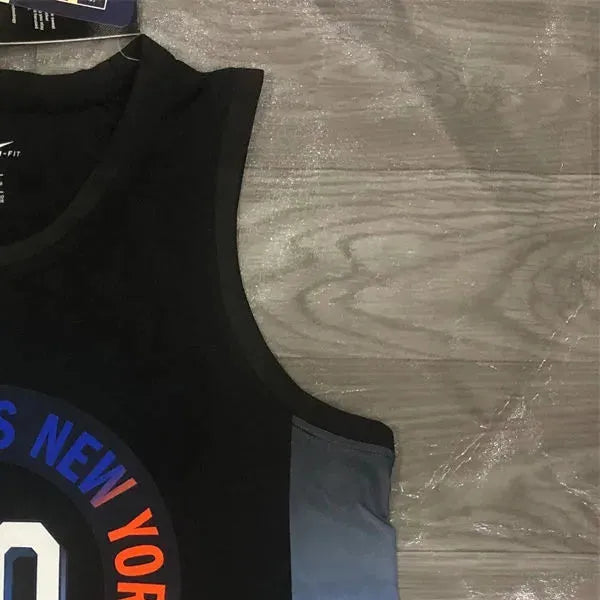 NBA New York Knicks Round Neck Black jersey RANDLE#30 S-XXL