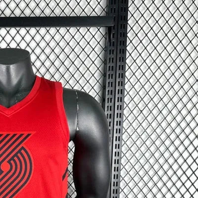 NBA Portland Trail Blazers V-Neck JORDAN Edition Red Jersey AVDIJA#8 S-XXL