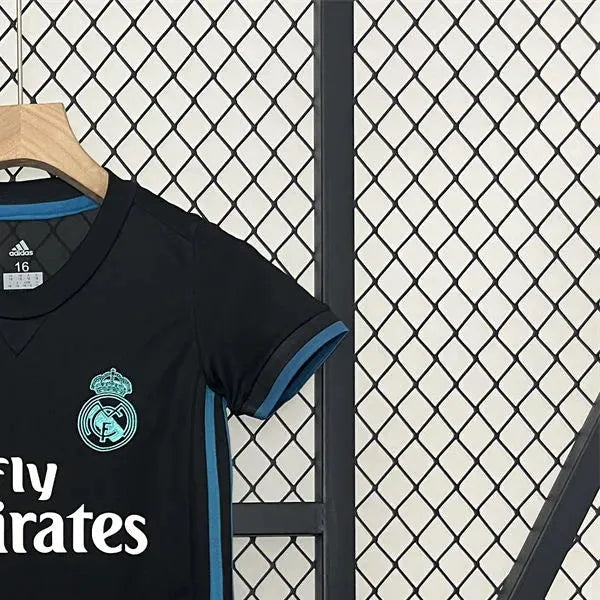 Retro Real Madrid 1718 away jersey Kid Kits Size 16-28