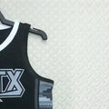NBA San Antonio Spurs V-Neck Black jersey DUNCAN#21 S-XXL
