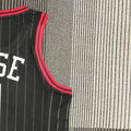 NBA Chicago Bulls Round Neck Black 75th AnniversaryJersey ROSE#1 S-XXL