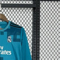 Retro Real Madrid 201617 Second Away Long sleeve jersey Kid Kits Size 16-28