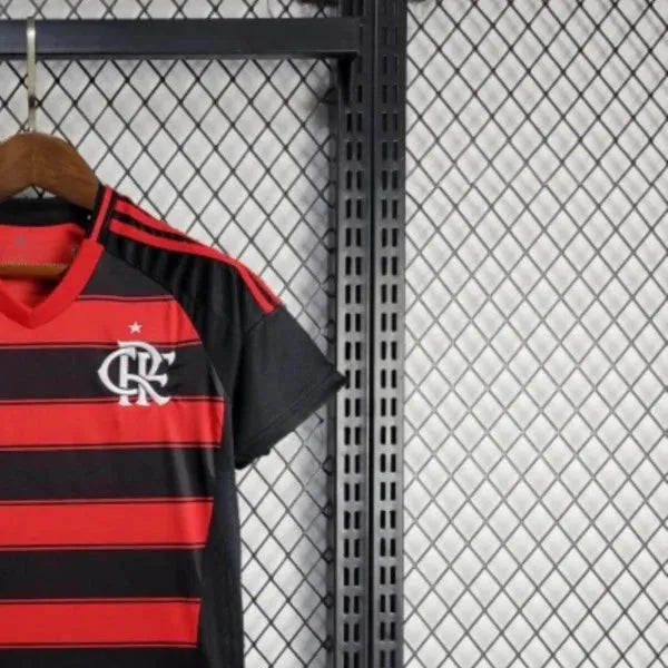202526 kids kits Flamengo Home jersey size 16-28
