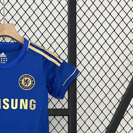 Retro Chelsea 1213 kids home jersey Kid Kits Size 16-28