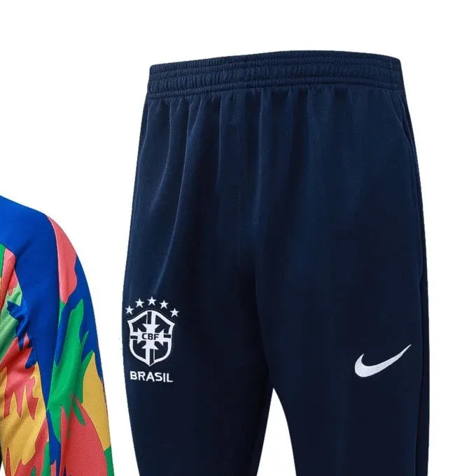 2026 Brazil Camouflage color Long-sleeved half-pull training kit