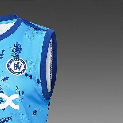 2425 Chelsea Take blue Training Set Shirt and Shorts