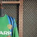 Retro Manchester United 199293 Goalkeeper Green jersey Long Sleeve Fan Version