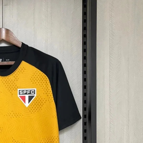 202627 Sao Paulo Training Yellow Jersey Fan Version