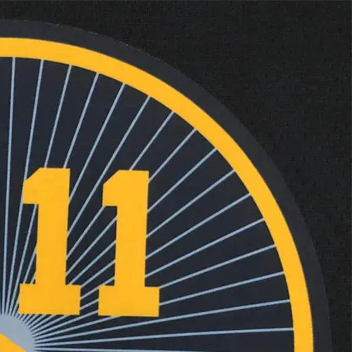 NBA Golden State Warriors V-Neck 75th anniversary Black Jersey THOMPSON#11 S-XXL
