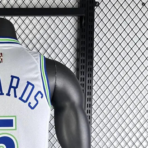 NBA Minnesota Timberwolves Retro Roud White Jersey EDWARDS#5 S-XXL