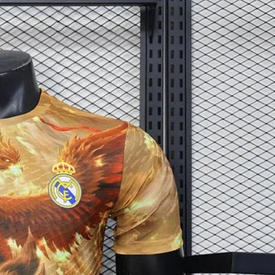 202526 Player Real Madrid Special Edition Gold jersey Player Version