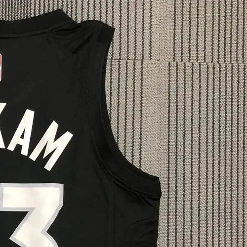NBA Toronto Raptors V-Neck Purple jersey SIAKAM#43 S-XXL
