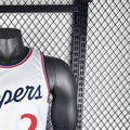 NBA Los Angeles Clippers 2425 Round Neck White Jersey LEONARD#2 S-XXL