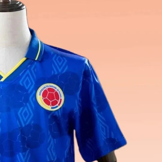 Retro Colombia 1994 Away jersey Fan Version