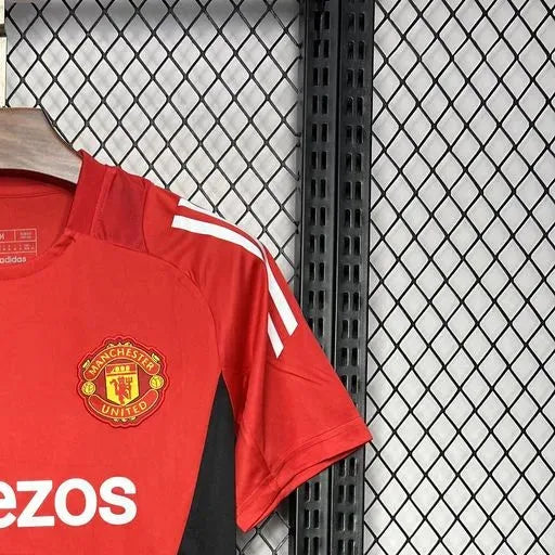 202425 Manchester United Red Pre-match training Jersey Fan Version