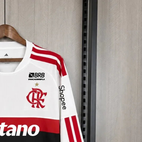 202627 Flamengo Away Jersey Long Sleeve Fan Version