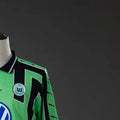 Retro Wolfsburg 19992000 Home Jersey Long Sleeve Fan Version