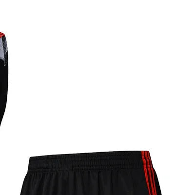202526 Flamengo Black Training Set Shirt and Shorts