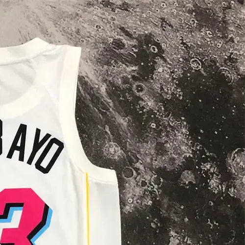 NBA Miami Hearts Round Neck City Edition White Jersey ADEBAYO#13 S-XXL