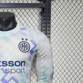 202526 Inter Milan Away Long Sleeve Jersey Player Version