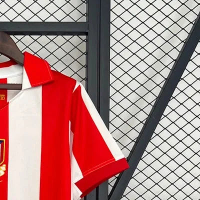 Retro Atletico Madrid 0203 Centenary Stadium Edition Home jersey Fan Version