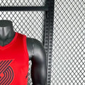 NBA Portland Trail Blazers V-Neck JORDAN Edition Red Jersey YANG#16 S-XXL