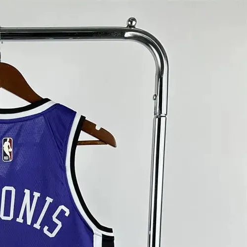 NBA Scaramento Kings 2425 V-Neck Retro Blue jersey SABONIS#11 S-XXL