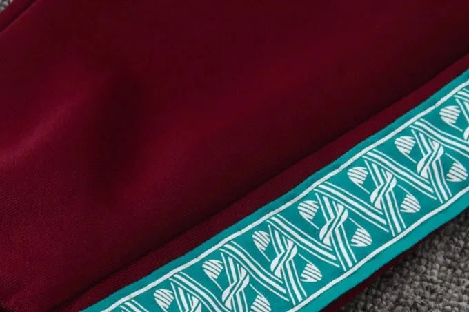 2026 Portugal Maroon Jacket Training Suit Set