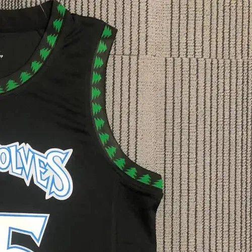 NBA Minnesota Timberwolves Round Neck Black Jersey ROSE#25 S-XXL