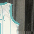 NBA Charlotte Hornets V-Neck 75th Anniversary Jersey BALL#1 S-XXL