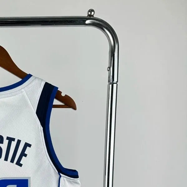 NBA Dallas Mavericks V-Neck White Jersey CHRISTIE#00 1 S-XXL