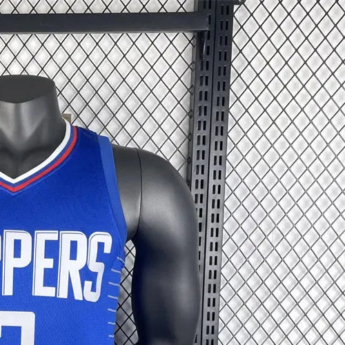 NBA Los Angeles Clippers 2023 V-Neck Blue Jersey LEONARD#2 S-XXL