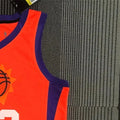 NBA Phoenix Suns V-Neck Orange 75th Anniversary AYTON#22 jersey S-XXL