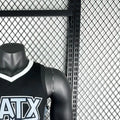 NBA San Antonio Spurs V-Neck Black jersey FOX#4 S-XXL