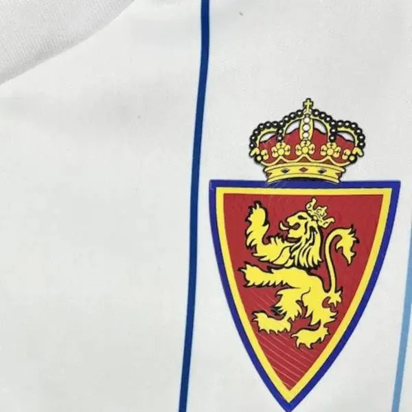 202425 Real Zaragoza Home jersey Kid Kits Size 16-28