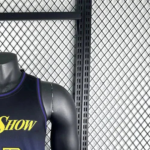 NBA Los Angeles Lakers 2425 City Edition Purple Jersey JAMES#23 S-XXL