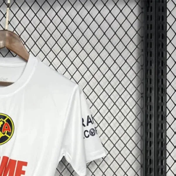 202425 Club America 15 Champions White Commemorative Edition White Jersey Fan Version