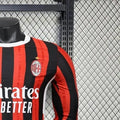 2425 AC Milan Home Jersey Long Sleeve Player Version
