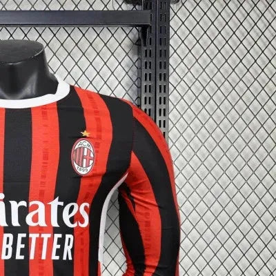 2425 AC Milan Home Jersey Long Sleeve Player Version