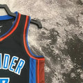 NBA Oklahoma City Thunder V-Neck Black Jersey GEORGE#13 S-XXL