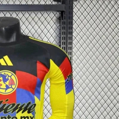 202526 Club America Home Long Sleeve Jersey Player Version